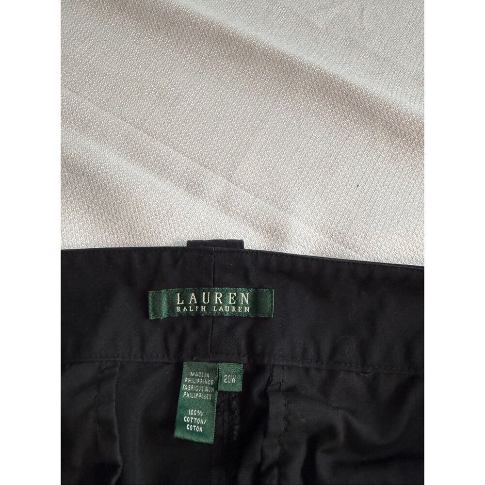 Lauren Ralph Lauren Women’s Vintage Y2K Black Cargo Pants Plus Size 20W - Picture 7 of 9